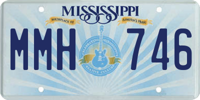 MS license plate MMH746
