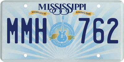 MS license plate MMH762