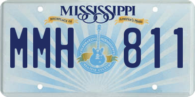 MS license plate MMH811