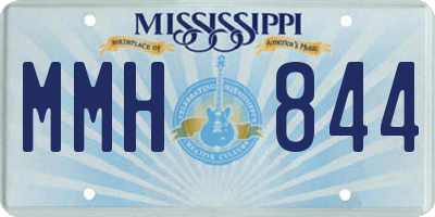 MS license plate MMH844