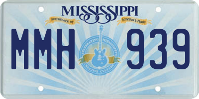 MS license plate MMH939