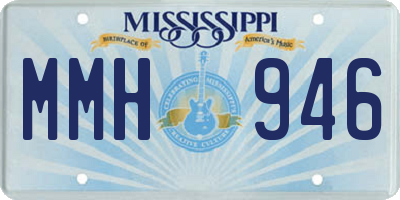 MS license plate MMH946