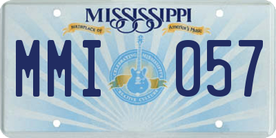 MS license plate MMI057