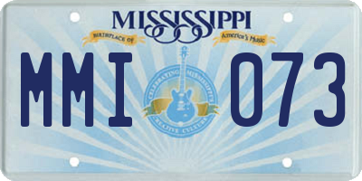 MS license plate MMI073