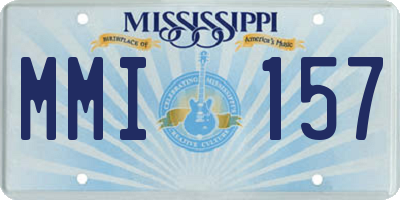 MS license plate MMI157