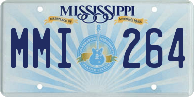 MS license plate MMI264