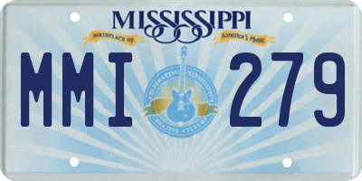 MS license plate MMI279