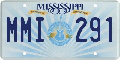 MS license plate MMI291