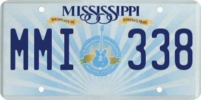MS license plate MMI338