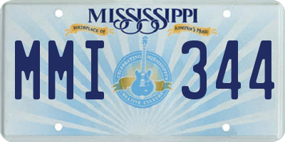 MS license plate MMI344