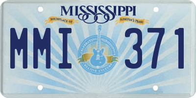 MS license plate MMI371