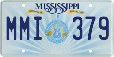 MS license plate MMI379