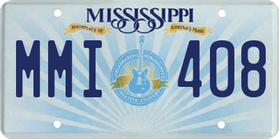 MS license plate MMI408