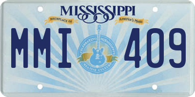 MS license plate MMI409