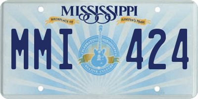 MS license plate MMI424