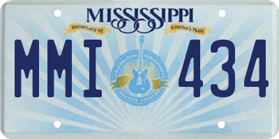 MS license plate MMI434