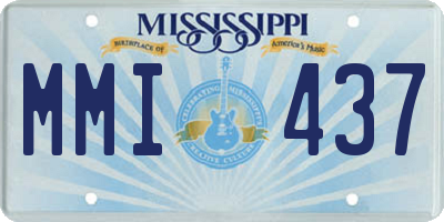 MS license plate MMI437