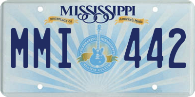 MS license plate MMI442