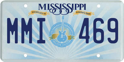 MS license plate MMI469