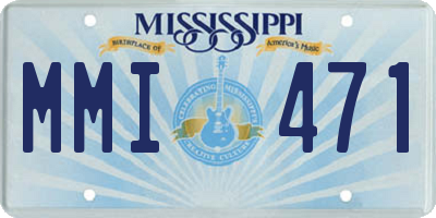 MS license plate MMI471