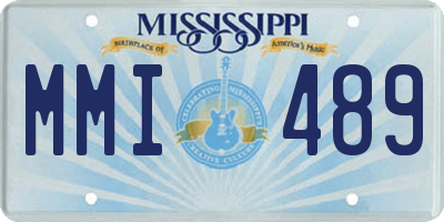 MS license plate MMI489