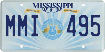 MS license plate MMI495