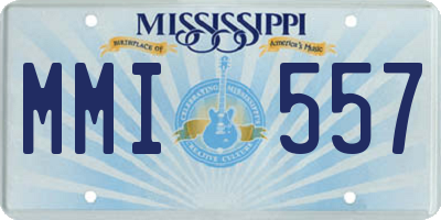 MS license plate MMI557