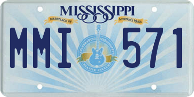 MS license plate MMI571