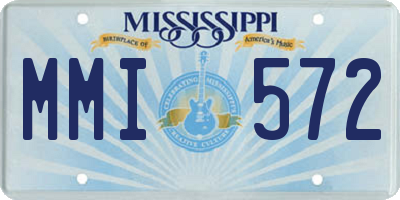 MS license plate MMI572
