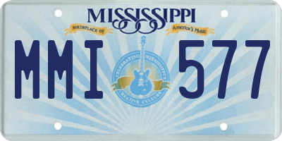 MS license plate MMI577