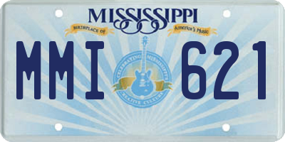 MS license plate MMI621