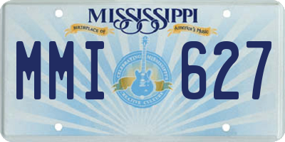MS license plate MMI627