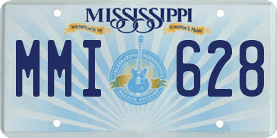 MS license plate MMI628