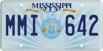 MS license plate MMI642