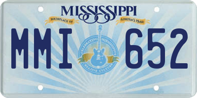 MS license plate MMI652