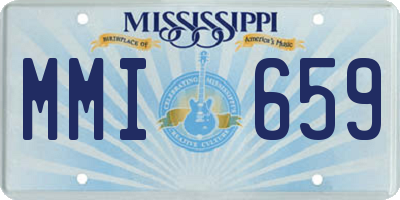 MS license plate MMI659