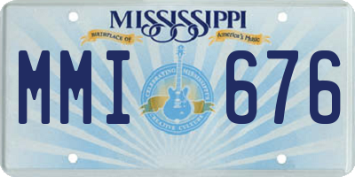 MS license plate MMI676