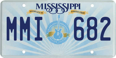 MS license plate MMI682
