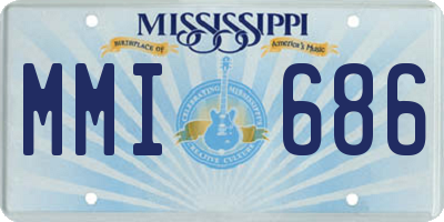 MS license plate MMI686