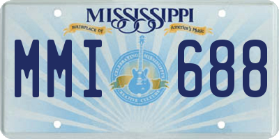 MS license plate MMI688