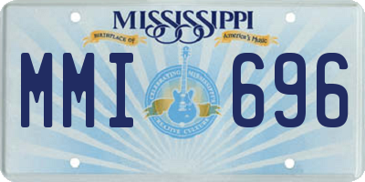 MS license plate MMI696