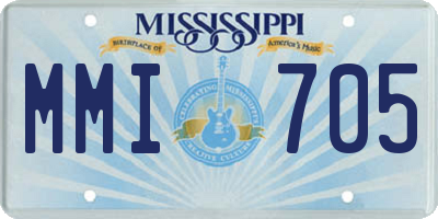 MS license plate MMI705
