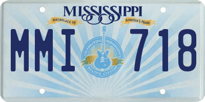 MS license plate MMI718