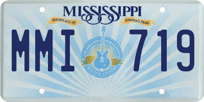 MS license plate MMI719