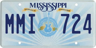 MS license plate MMI724