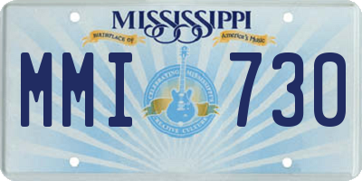 MS license plate MMI730
