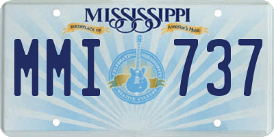 MS license plate MMI737