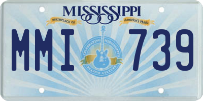 MS license plate MMI739