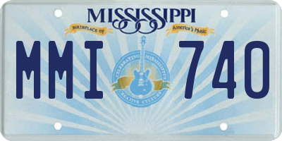MS license plate MMI740