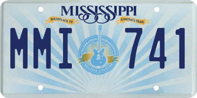 MS license plate MMI741